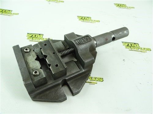 NICE! NIPPY PRECISION 3&#034; VISE W/ ROND STOCK JAWS VT HZ