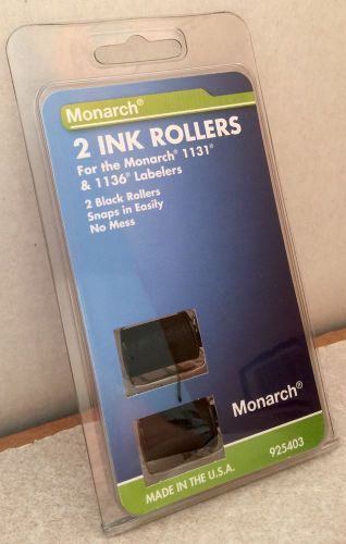 Monarch 2 Black Ink Rollers for 1131 and 1136 Labelers, 925403, Brand New