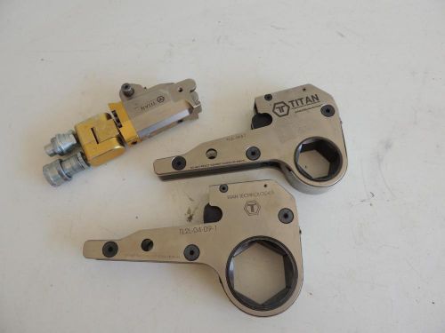Titan lp2   hydraulic power cylinder with 2 cassette links 2-3/16&#034; and 1-5/8&#034; for sale