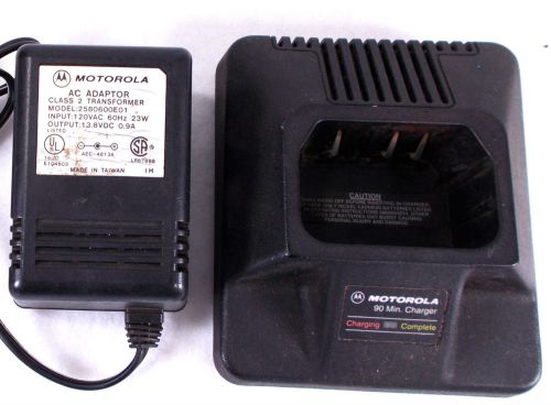 Motorola HTN9167A Standard Charger Base Power Supply 90 Minutes