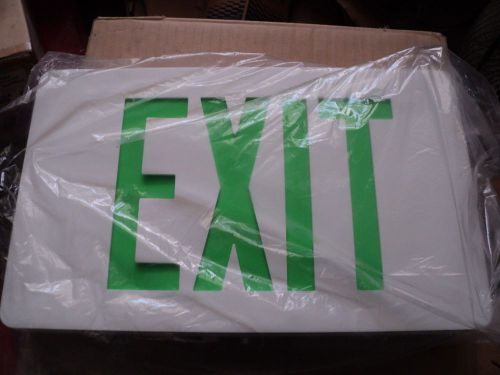 Sure-lites cx7170gwsd emergency exit sign , 120 / 277 volt for sale