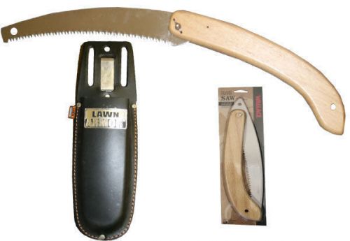 Hand saw 10&#034;,wallace folding saw with free matching leather sheath,ship same day for sale