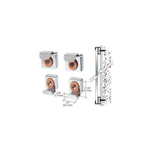 Crl nickel plated e-z mount mirror clip set 655 mounting screws are included for sale