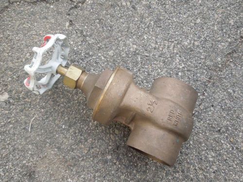 Toyo Red-White 207 2 1/2&#034; 125S 200 WOG Plumbing Gate Valve Unit Never used