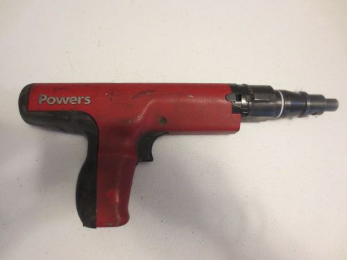 POWERS R3500 POWDER ACTUATED - GUN FASTENING TOOL - WORKS WELL