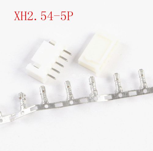 10pcs 2.54mm XH2.54-5P Connector Kits Pin Header + Terminal + Housing