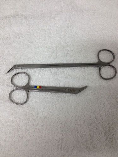 Weck stainless usa wexteel 520-130 surgical medical angled scissors germany sjor for sale