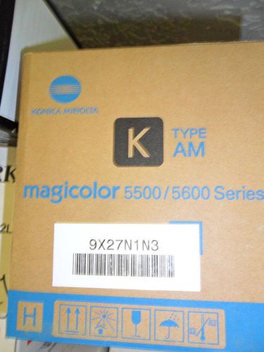 Konica/Minolta A06V133 MagiColor 5500-5600 High Yield BLACK toner Yields:12K