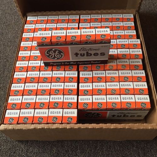 GE 6GH8A - NOS Factory Box Of 100 - 20 Sleeves Of 5