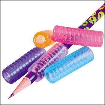 Glitter Gel Pencil Grips - 72 per set