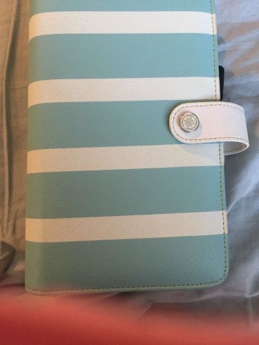 Teal and White Medium Webster&#039;s Pages Agenda