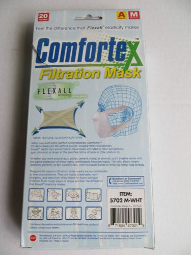 Comfortex Filtration Mask Flexall A Grade Medium Latex Free 20