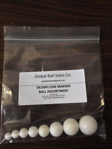 8 ball delrin coin ring making ball assortment for sale