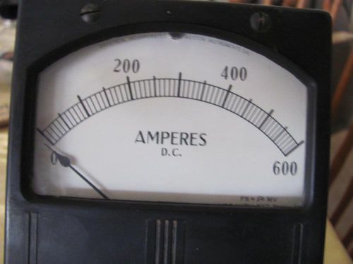 Daystrom 600 Amperes D C volts  panel gauge