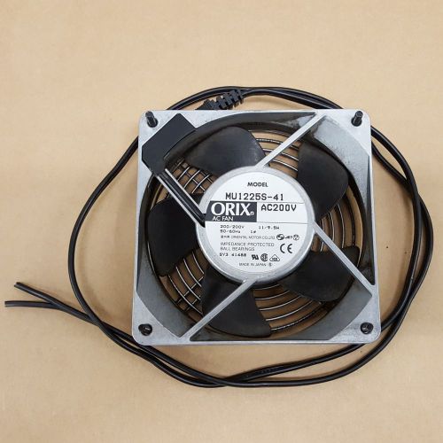 Orix Cooling Fan MU1225S-41 AC 200V 4-5/8in. x 4-5/8in