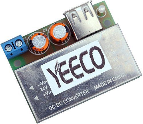 Yeeco DC-DC DC to DC 10-24V 12V 24V to 5V 1.5A Vehicle Car Isolated Power Supply