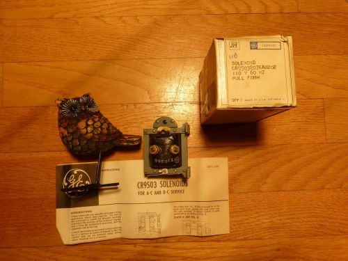New GE General Electric Industrial Control Solenoid Coil CR9503207EAB202