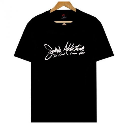 Janes Addiction Logo Mens Black T-Shirt Size S, M, L, XL - 3XL