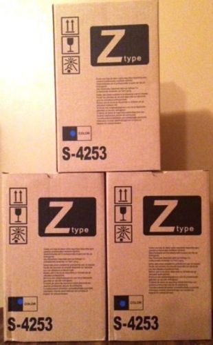 6 Riso Compatible S-4253 Blue Ink Risograph Z Type Ink RZ 220/390/590/790 MZ EZ