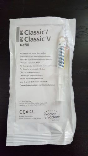 Ivoclar Vivadent Classic/Classic V Paste Opaque Shade B2 Dental Porcelain