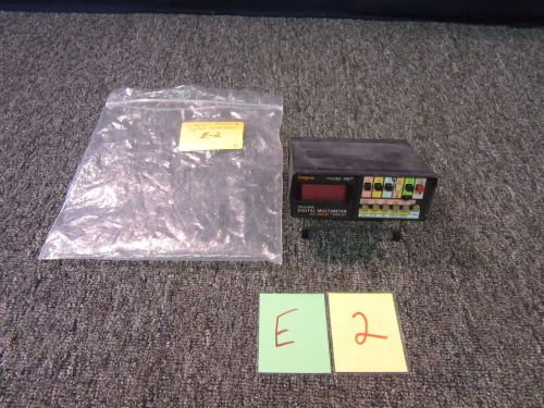 SIMPSON 467 BENCHTOP TRUE RMS DIGITAL MULTIMETER DIGALOG ELECTRIC TESTER USED