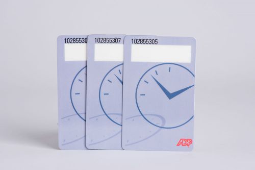 Single Brand new ADP employee badge timecards time