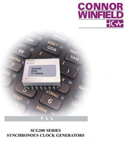 18PCS CONNOR WINFIELD SIGNAL CLOCK GENERATOR - SCG200 - 77.76MHz - Used