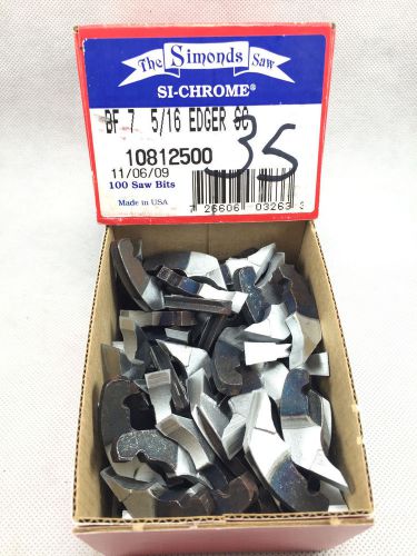 Simonds Si-Chrome BF 7 5/16 Edger Saw Teeth Bits 10812500 (Box of 100)