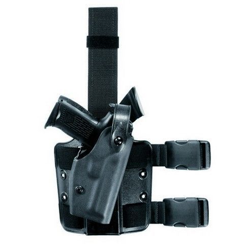Safariland 6004-83-122 sls tactical holster dbl leg strap black lh fits glock 17 for sale