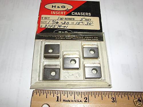 H &amp; G CHASERS 108 DH HEAD  SIZE 1-7/16&#034;- 20 RIGHT HAND