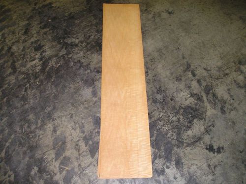 Fiddleback Anegre Wood Veneer. 9.5 x 43.5, 10 Sheets.