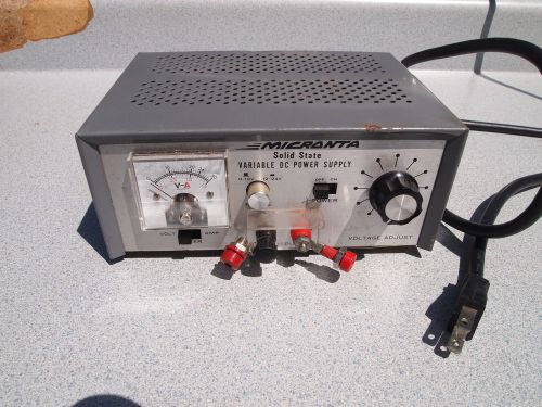 Vintage Micronta Solid State Variable DC Power Supply Radio Shack,FREE SHIPPING!