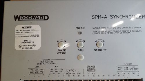 Woodward 9907-028 Revision D SPM-A SYNCHRONIZER