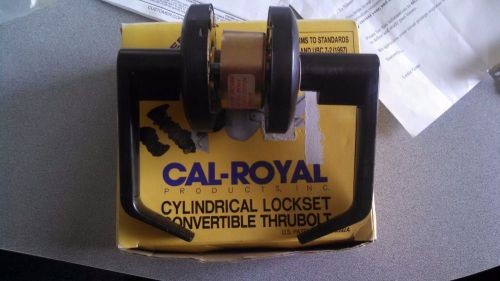 Locksmith cal royal sl20-us10b privacy set nos grade 2 commercial duro finish for sale