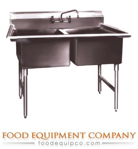 Win-holt WS2T2424 Two compartment Sink 24&#034; x 24&#034;