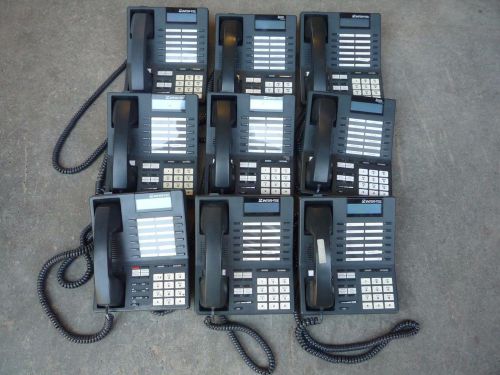 Lot of 10 inter-tel axxess 550.4400 lcd business office phone w/handset for sale