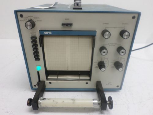 MFE 1200 Chart Recorder 19580200 and (2) MFE  R4-160VS Galvanometers