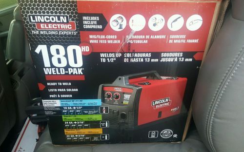 Lincoln electric weld pak 180hd k2515-1 wire feed mig welder for sale