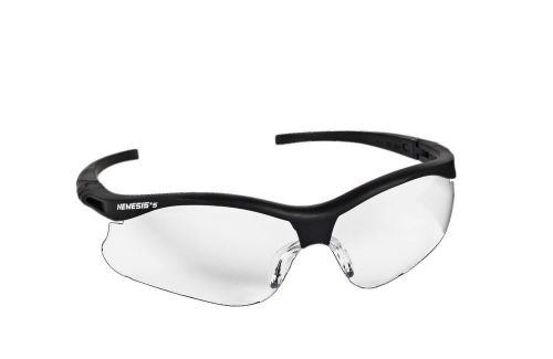 Jackson Safety 38474 V30 Nemesis Safety Glasses Clear Lenses w/ Black Frame P-12