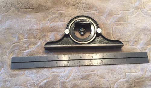 Vintage LSS Co. Starrett No. 4 Combination Square Tool with Ruler 12&#034; inch