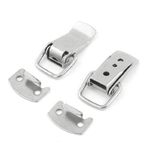 Amico Latch Hinges 2 Set Box Chest Case Spring Loaded Draw Toggle Latch 28mm