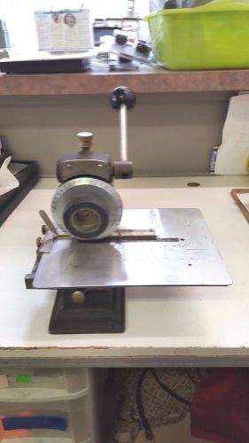 Geo. t. schmidt manual nameplate marking stamping press machine model 4 for sale