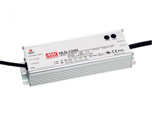 Mean Well HLG-120H-36B AC/DC Pwr Supply SingleOUT 36V 3.4A 122.4W US Authorized