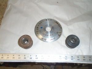MACHINIST TOOLS LATHE MILL Machinist Lot of 2 Grinding Wheel LH  Collar s