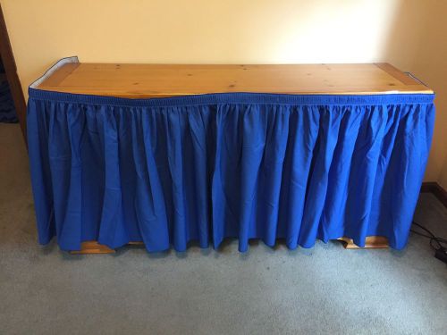 Royal Blue Table Skirt Catering-13.5 Feet