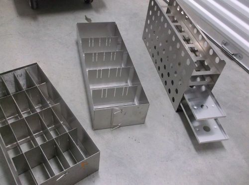 SS Stainless Steel Cryo Freezer rack  - tray -  cryogenic cryofreezer cryostore