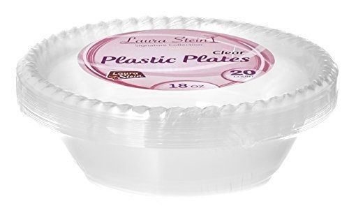 Laura stein laura stien clear plastic 18 ounce bowls pack of 40 for sale