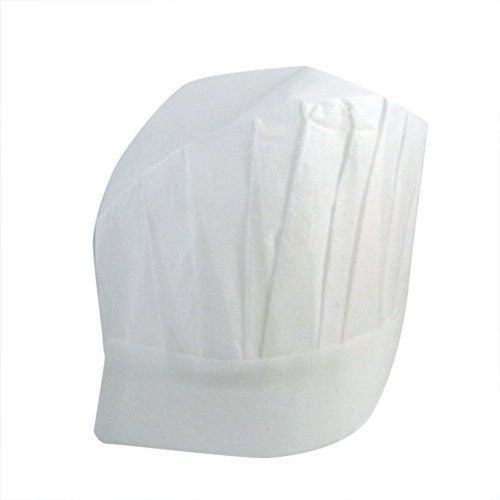 Cozypony Professional Disposable White Paper Chef Hats Cozypony