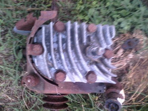 Clinton antique engine stationary head and nameplate