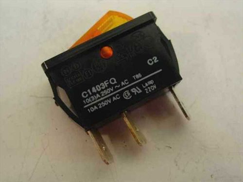 Idec izumi c1403fq toggle switch - illuminated - arcolectric - jolt for sale